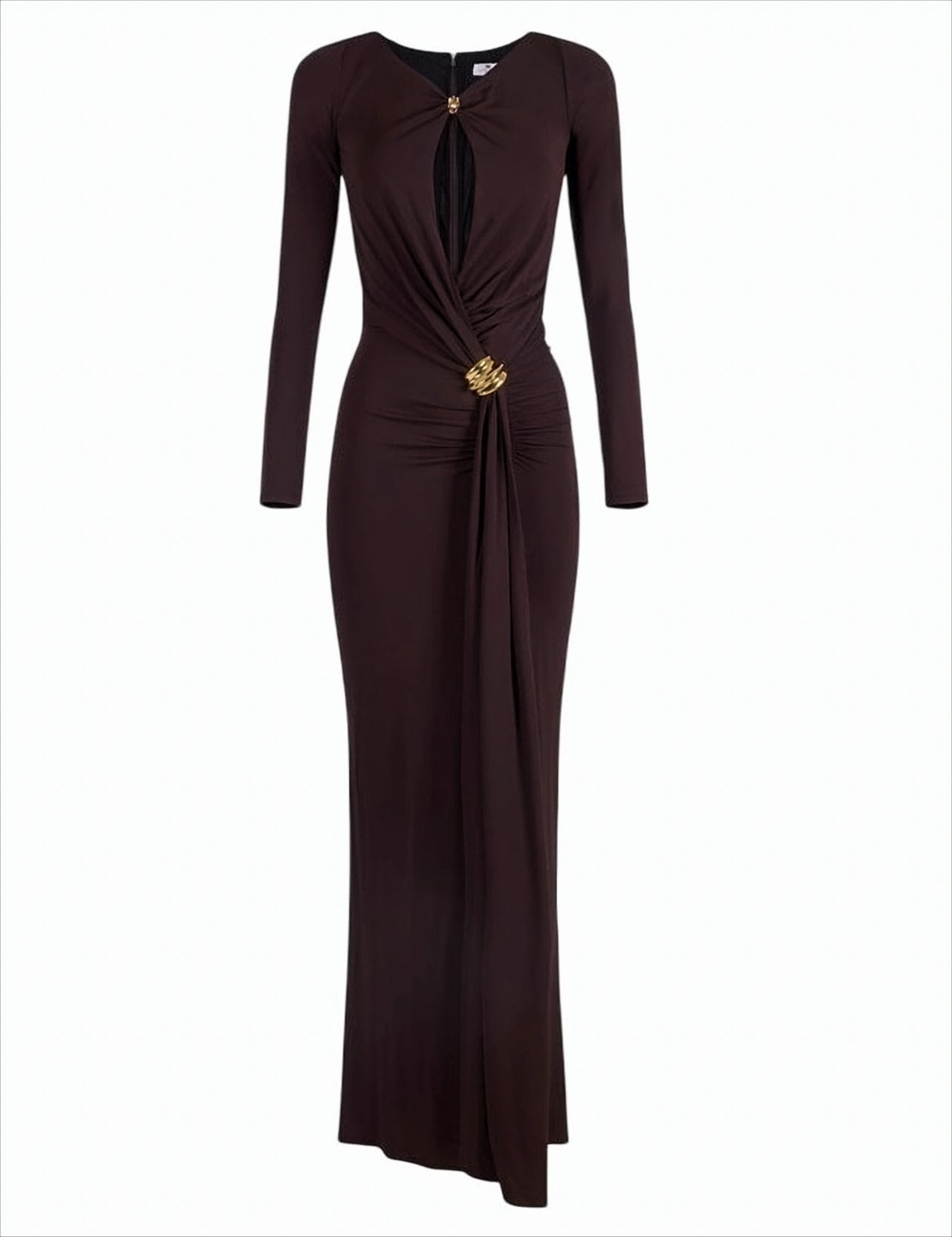 Red Carpet Dress With Jewel Details