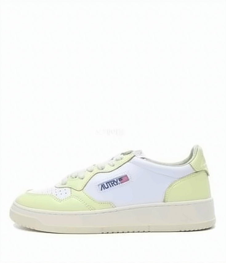 Low-Top Sneakers with Smooth Leather Upper