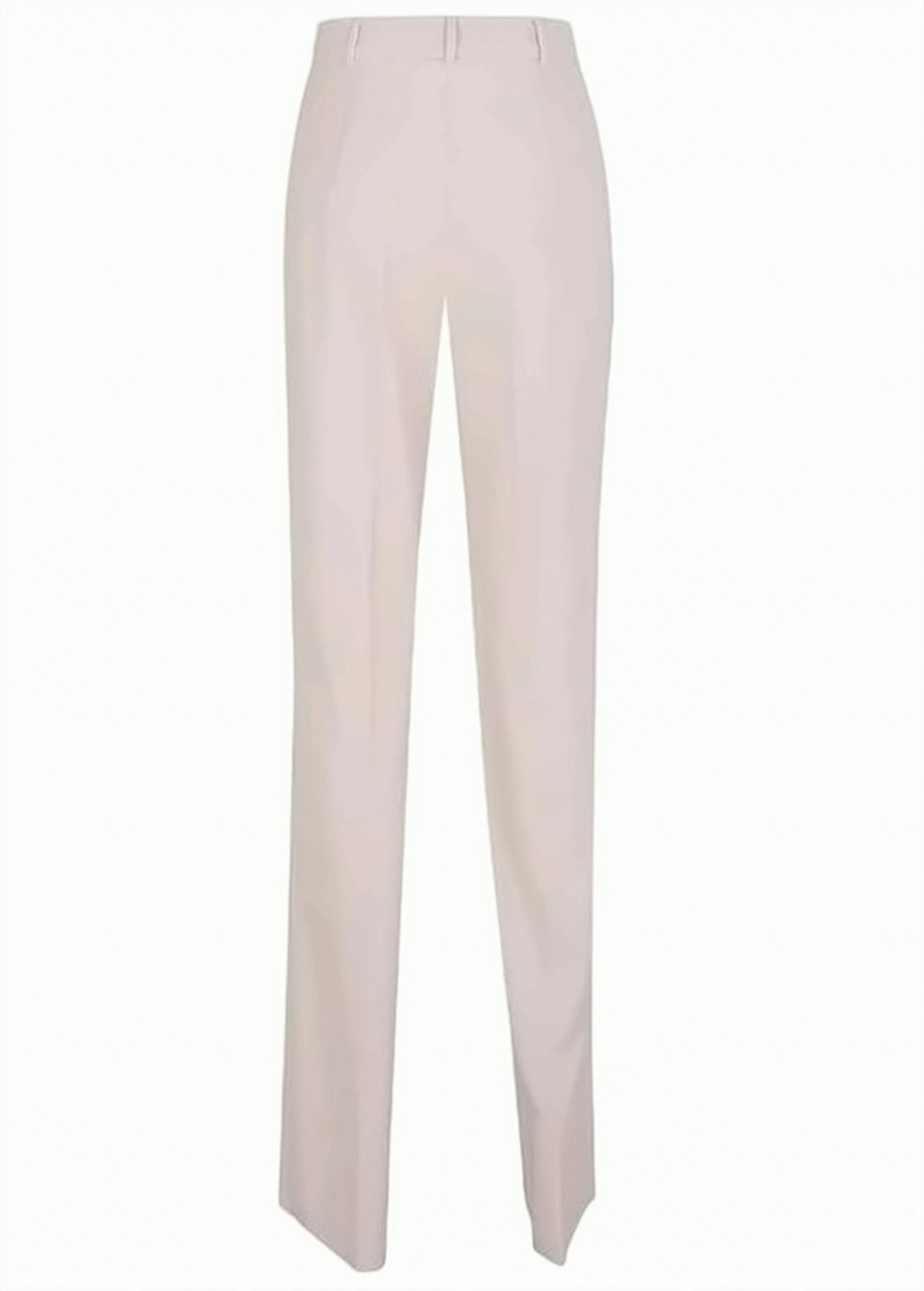 Pink Wool Tailored Trousers