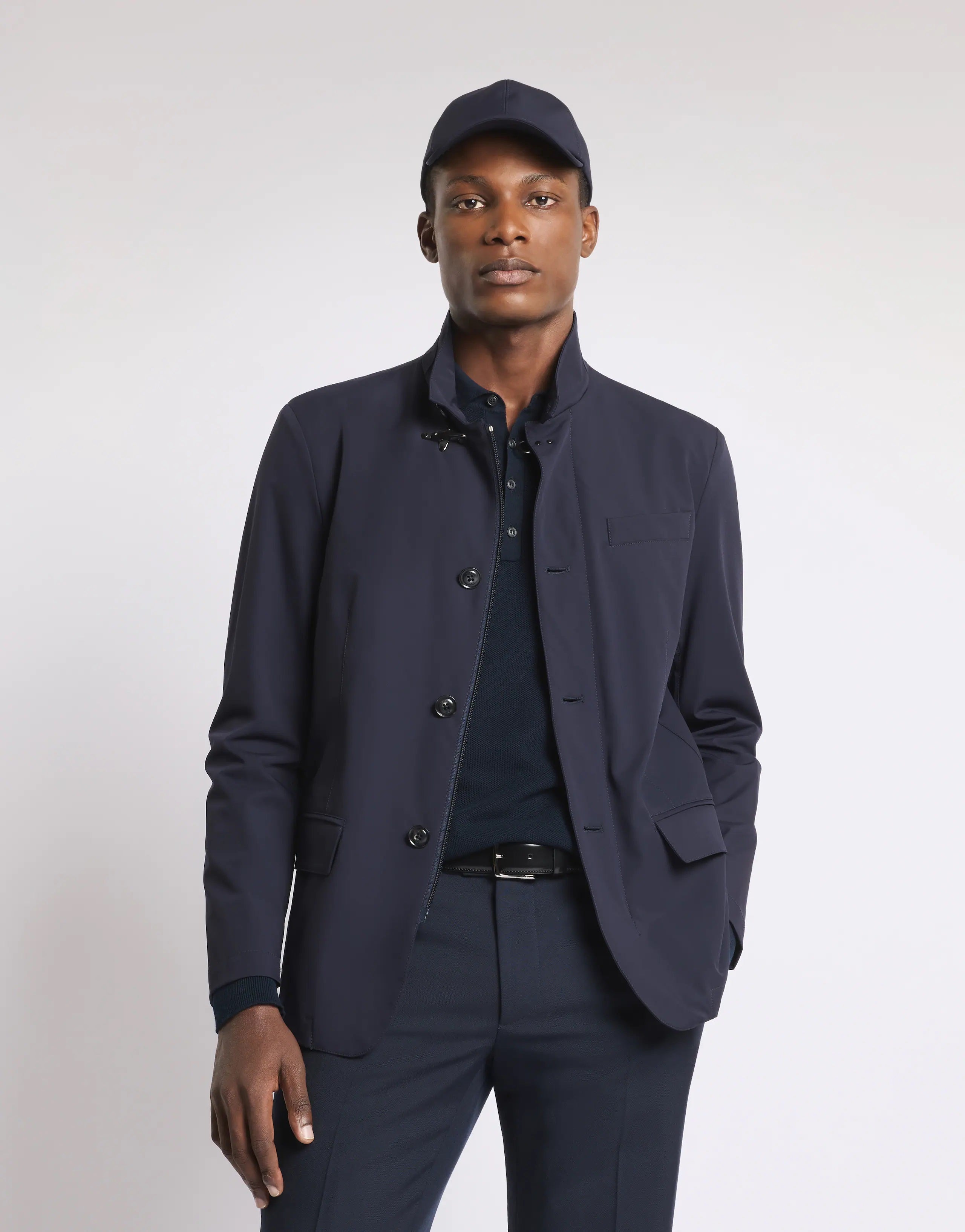 Versatile Deep Navy Fay Travel Duty Jacket