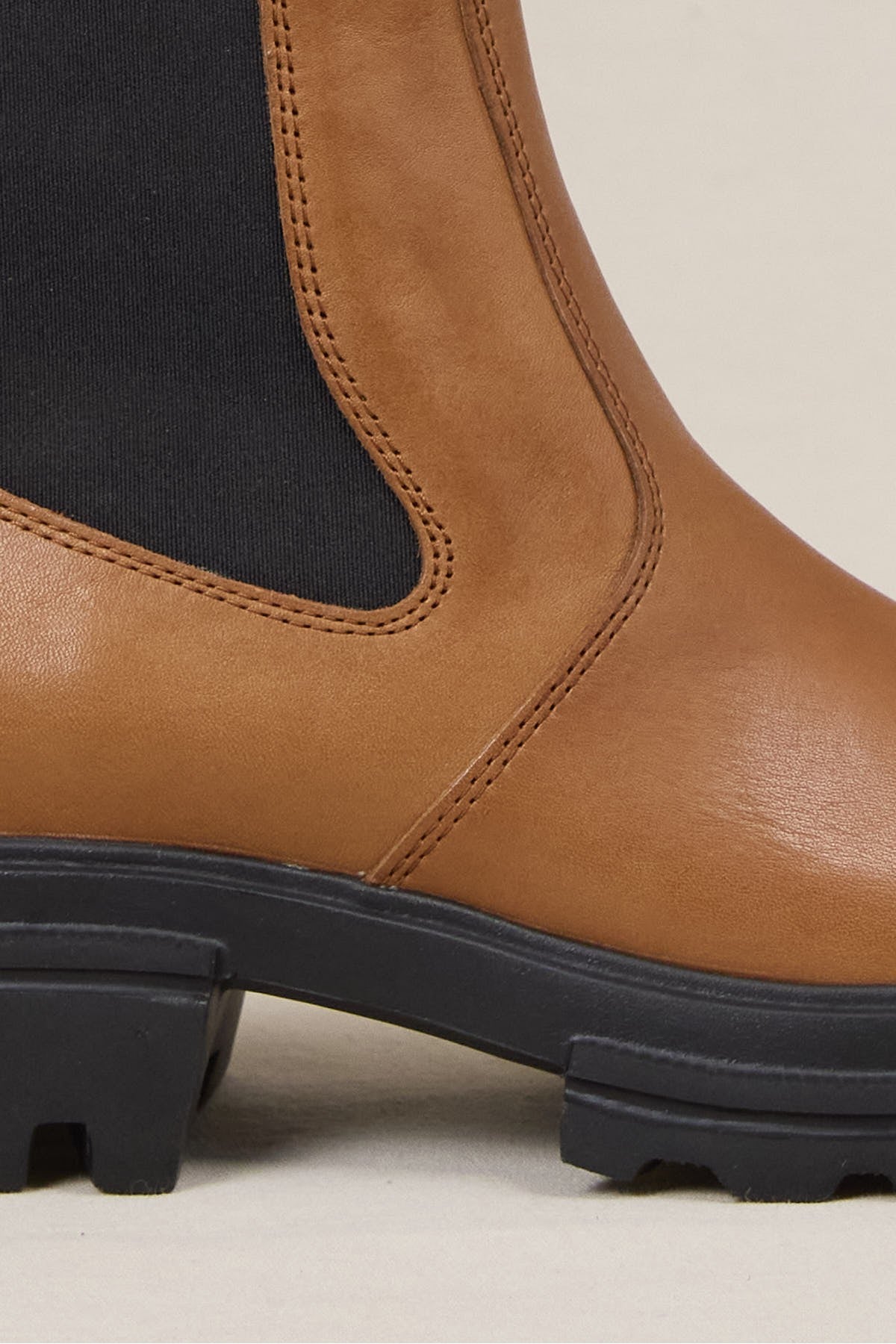 Brown Calfskin Ankle Boots