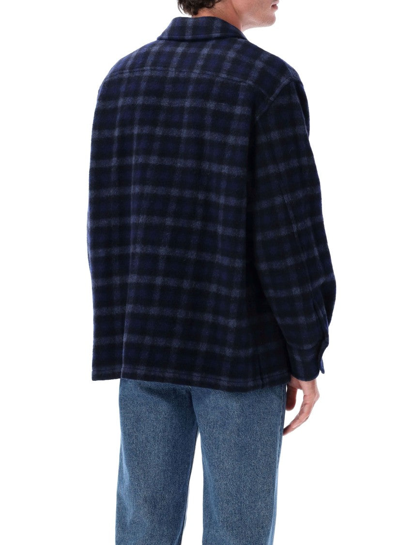 Stanley Checked Wool Overshirt