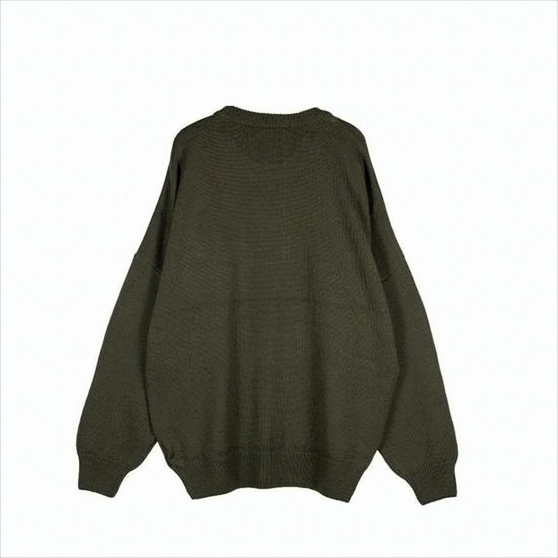 Loose-Fitting Merino Wool Sweater with Contrasting Graphic