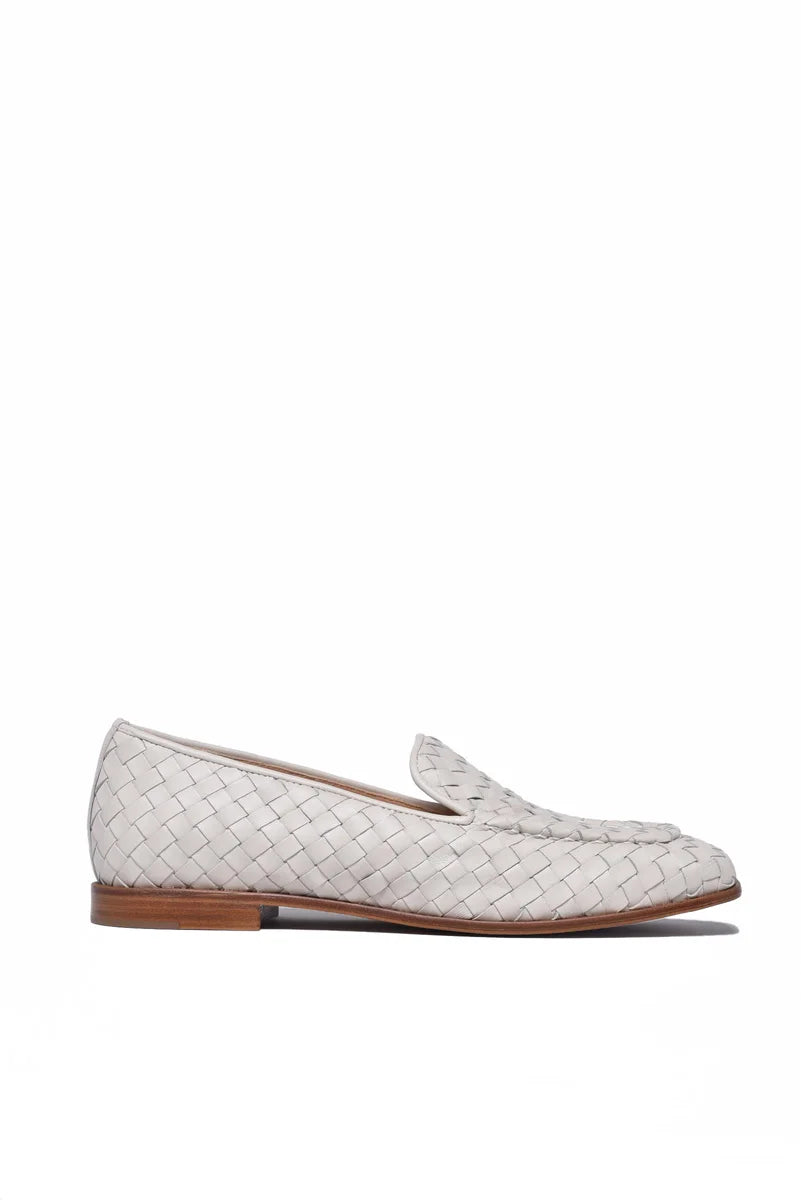 Woven Loafer - White