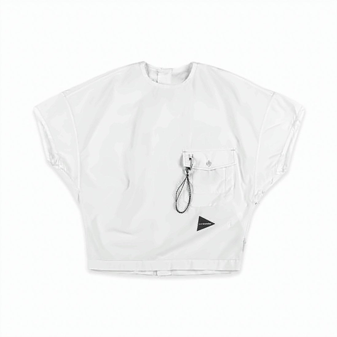 Cropped White Short-Sleeve Top