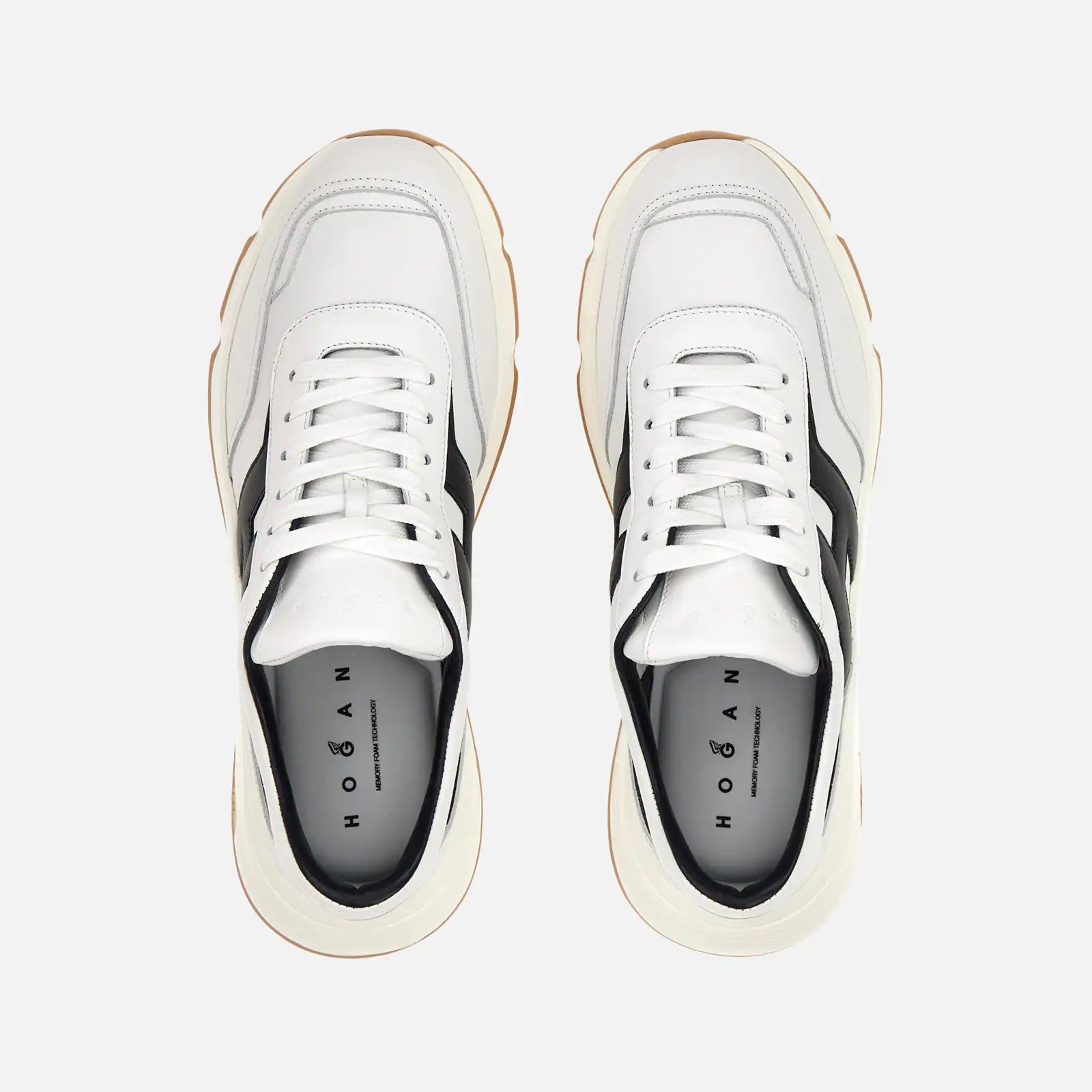 Hyperlight Allacciato H Sneakers in White Blue