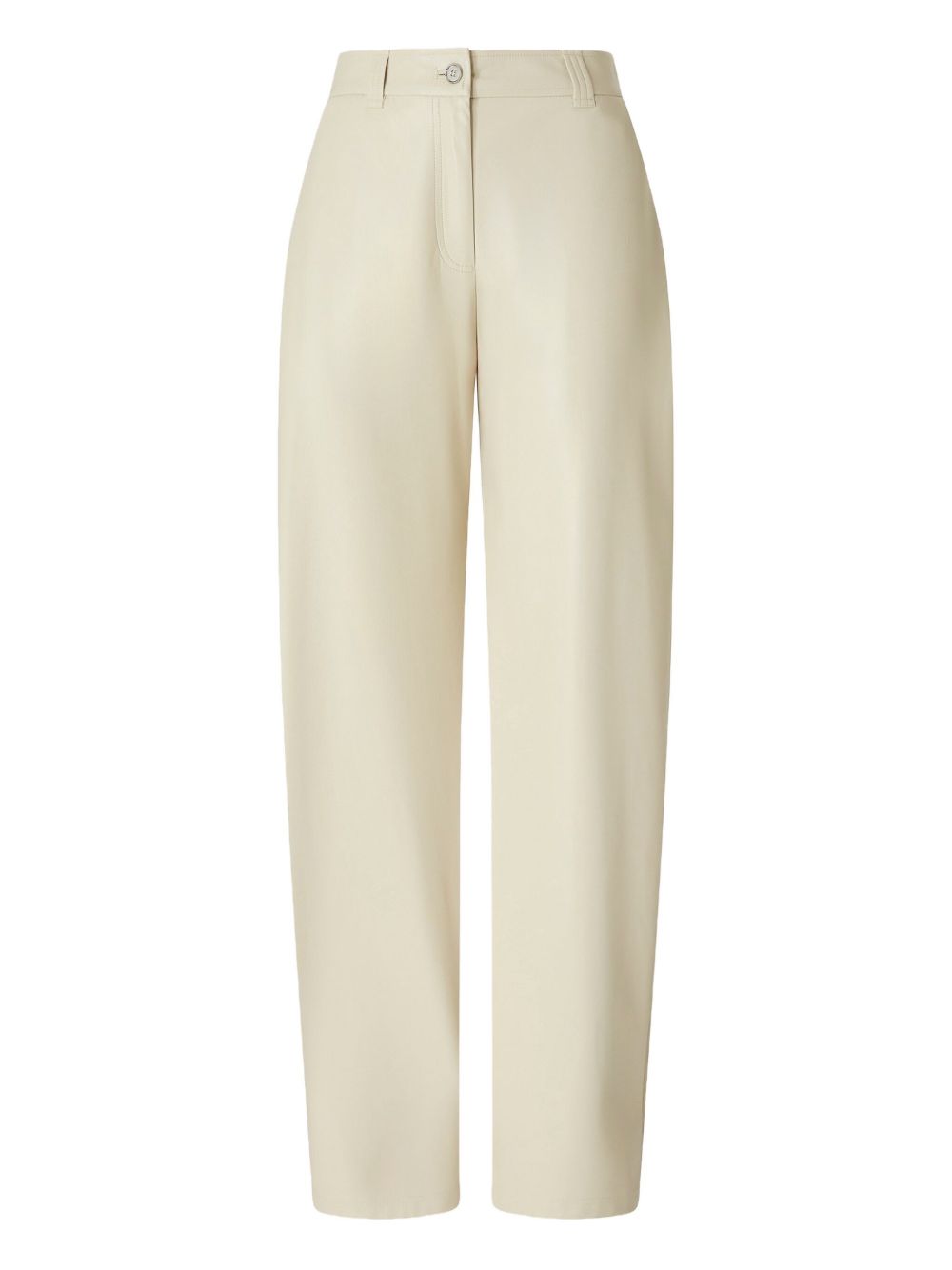 Balloon Trousers In Soft-Touch Leather-Effect Fabric