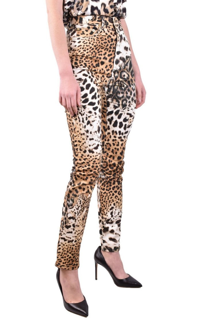 Beige Cotton Trousers