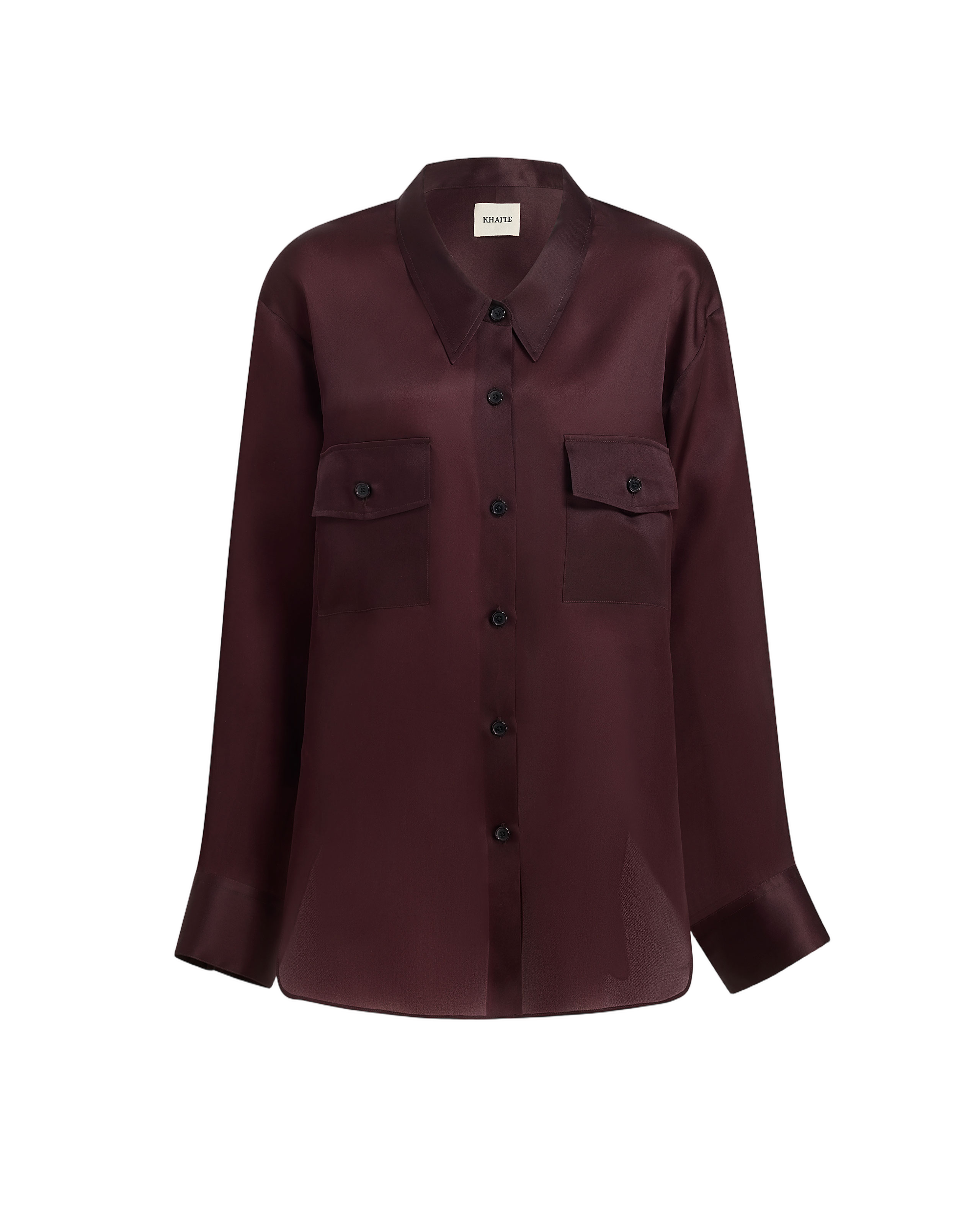 Front Button Closure Long Sleeve Shirt
