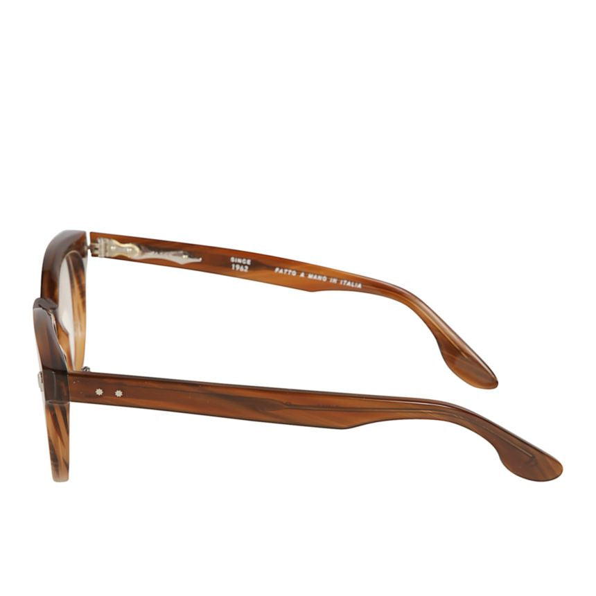 Premium 11 Translucent Brown Gradient Eyeglasses with Keyhole Bridge