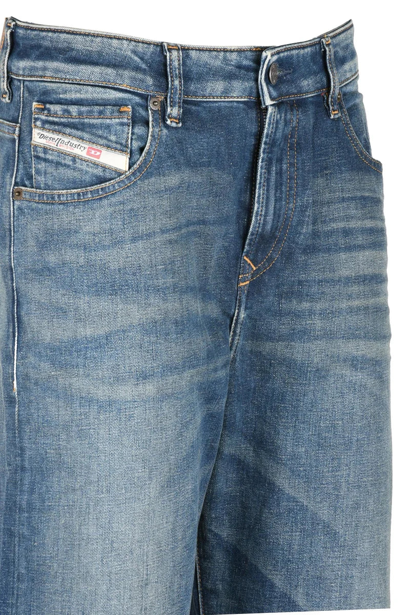 Women's D-Reggy Straight Leg Jeans - Blue