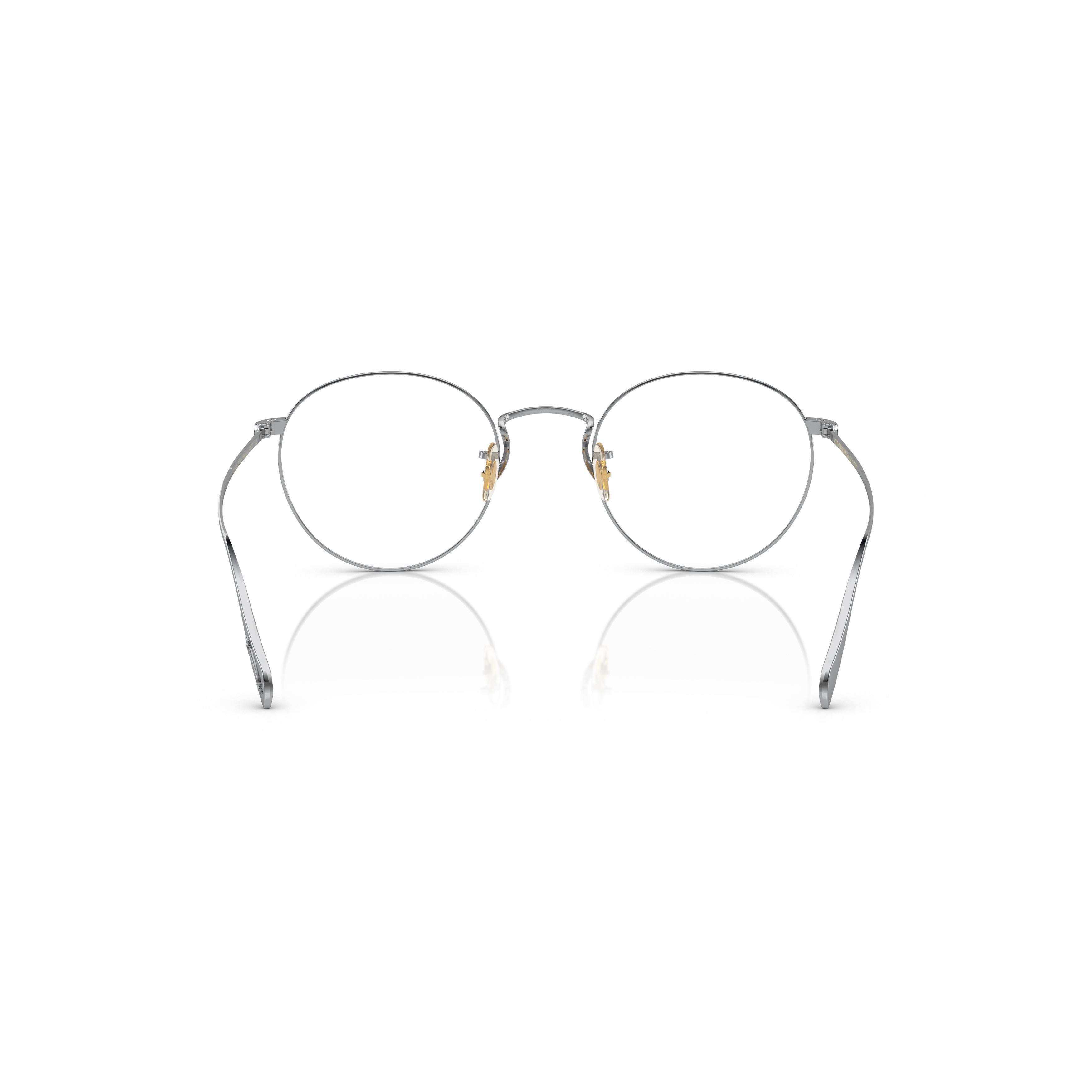 0ov1186 Thin Round Metal Eyeglasses with Adjustable Nose Pads