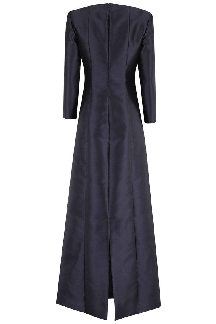 Miakdo Blue Midi Dress