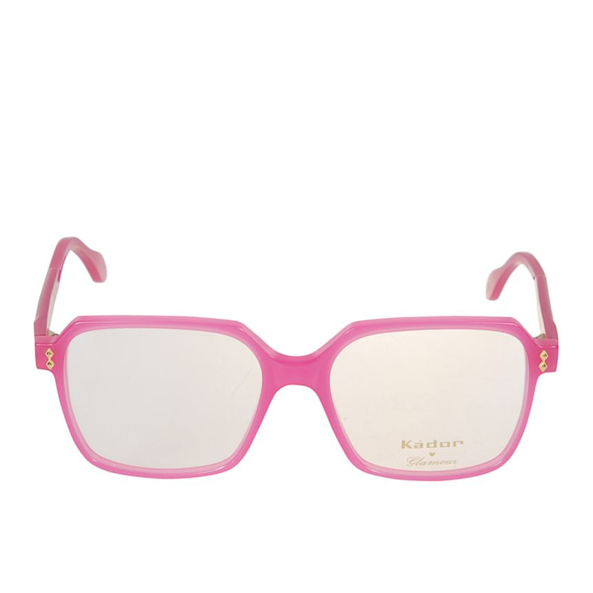 Lisa Glamour Oversized Square Frame Kador Sunglasses in Pink