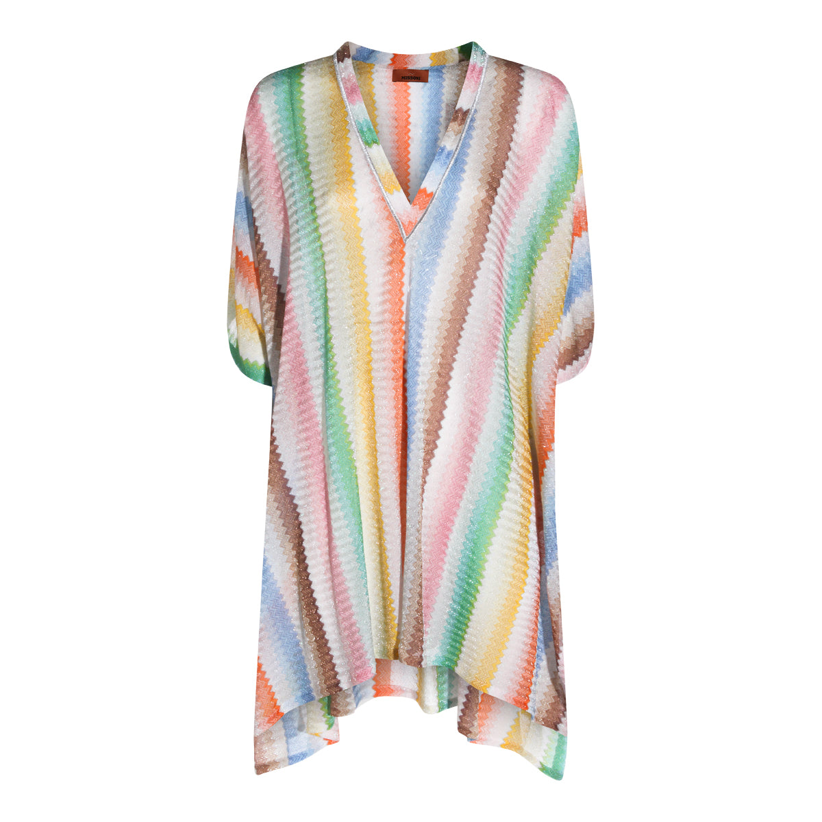 Zigzag Tunic with Asymmetrical Hemline