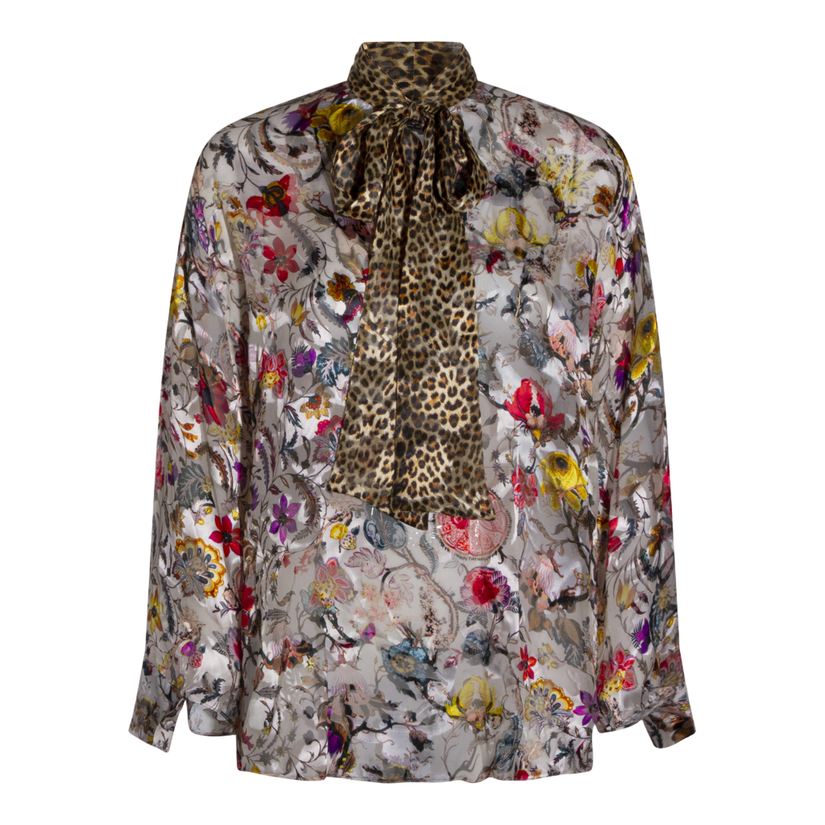 Beige Tailored Shirt With Button-Down Front
