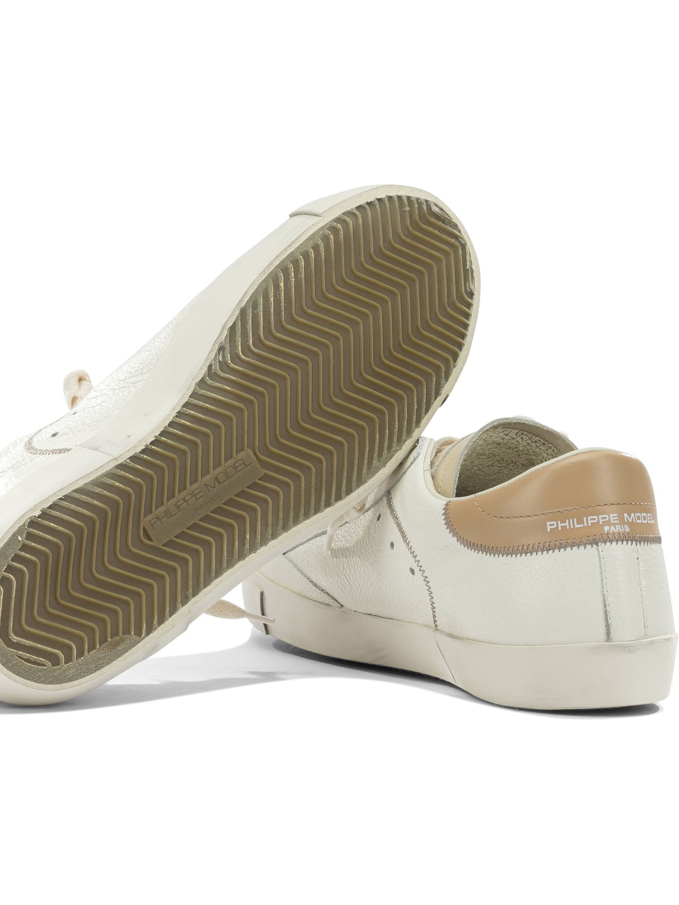 Low-Top Sneakers with Perforated Detailing