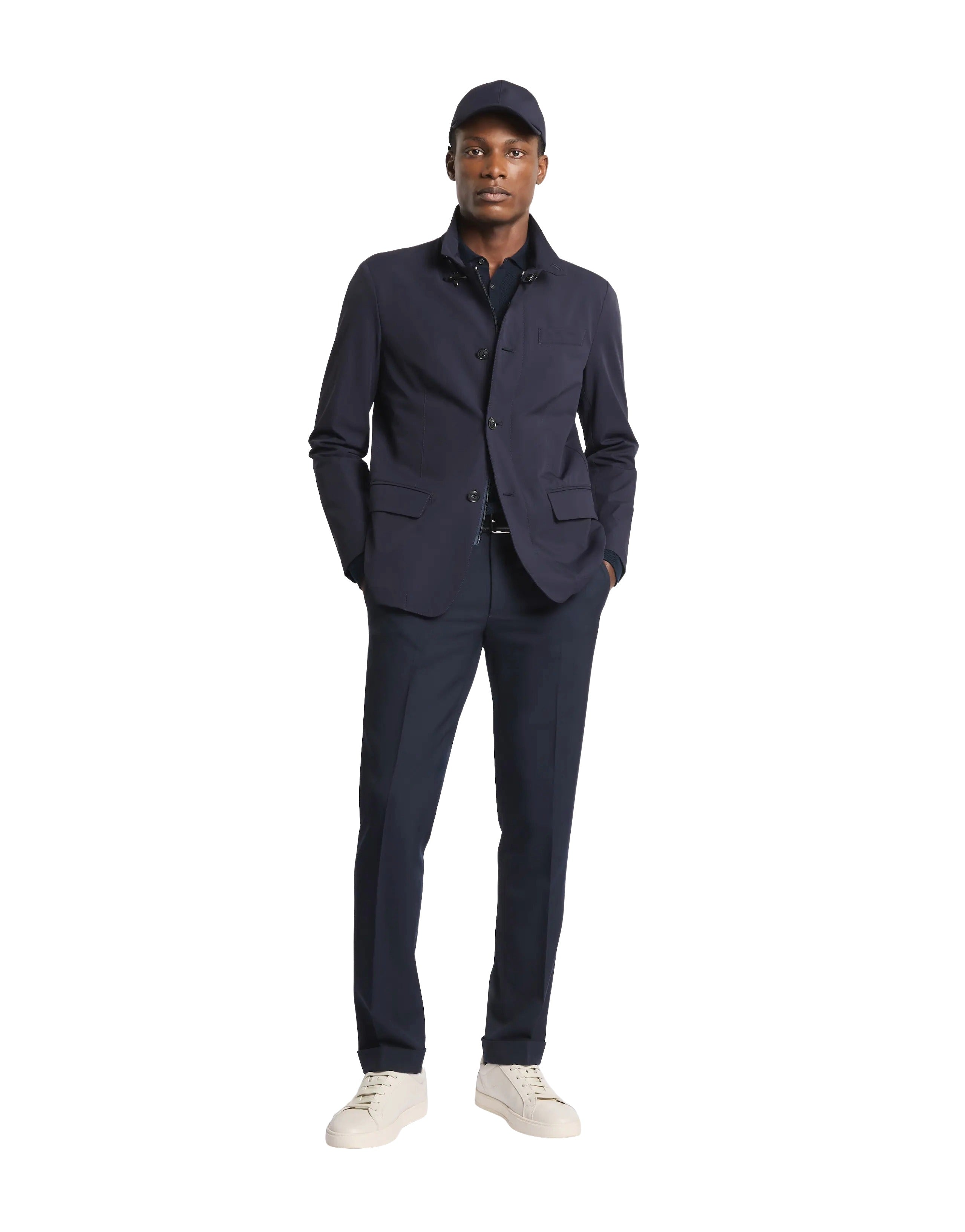Versatile Deep Navy Fay Travel Duty Jacket
