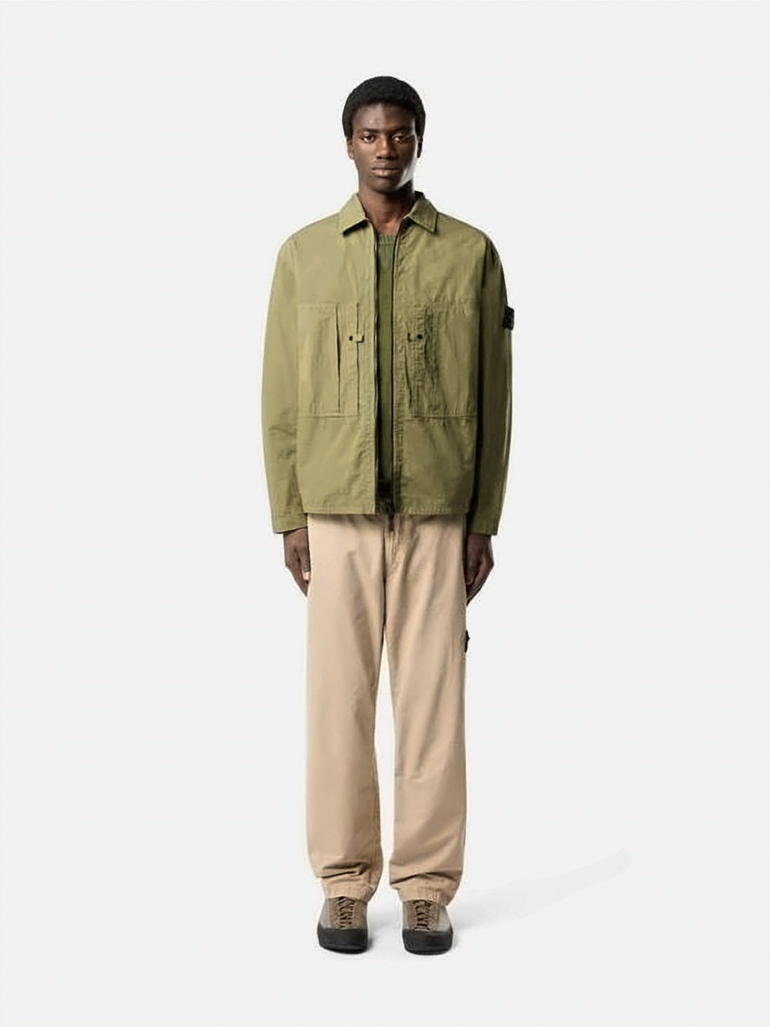 Lightweight Green Cotton Jacket