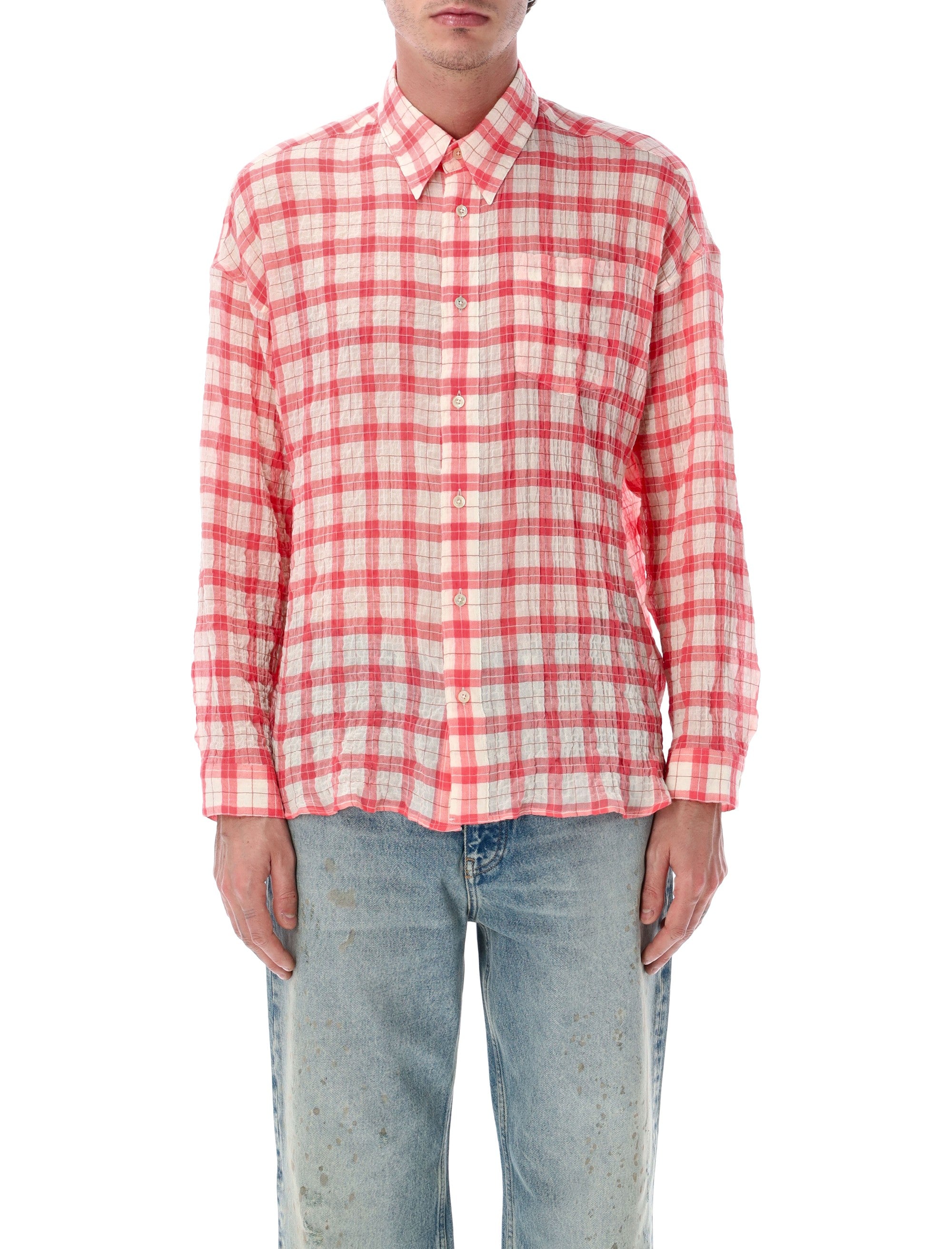 Pink Stable Loose-Fit Shirt