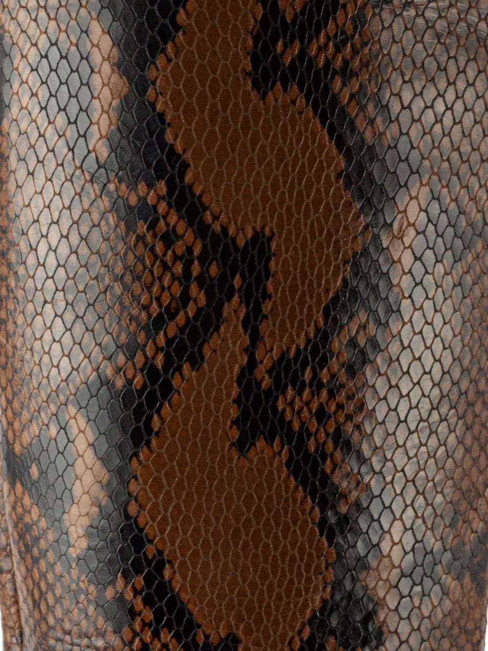 Textured Snakeskin Tall Boots