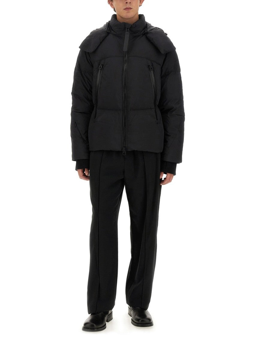 Oversized Jacket With High Collar