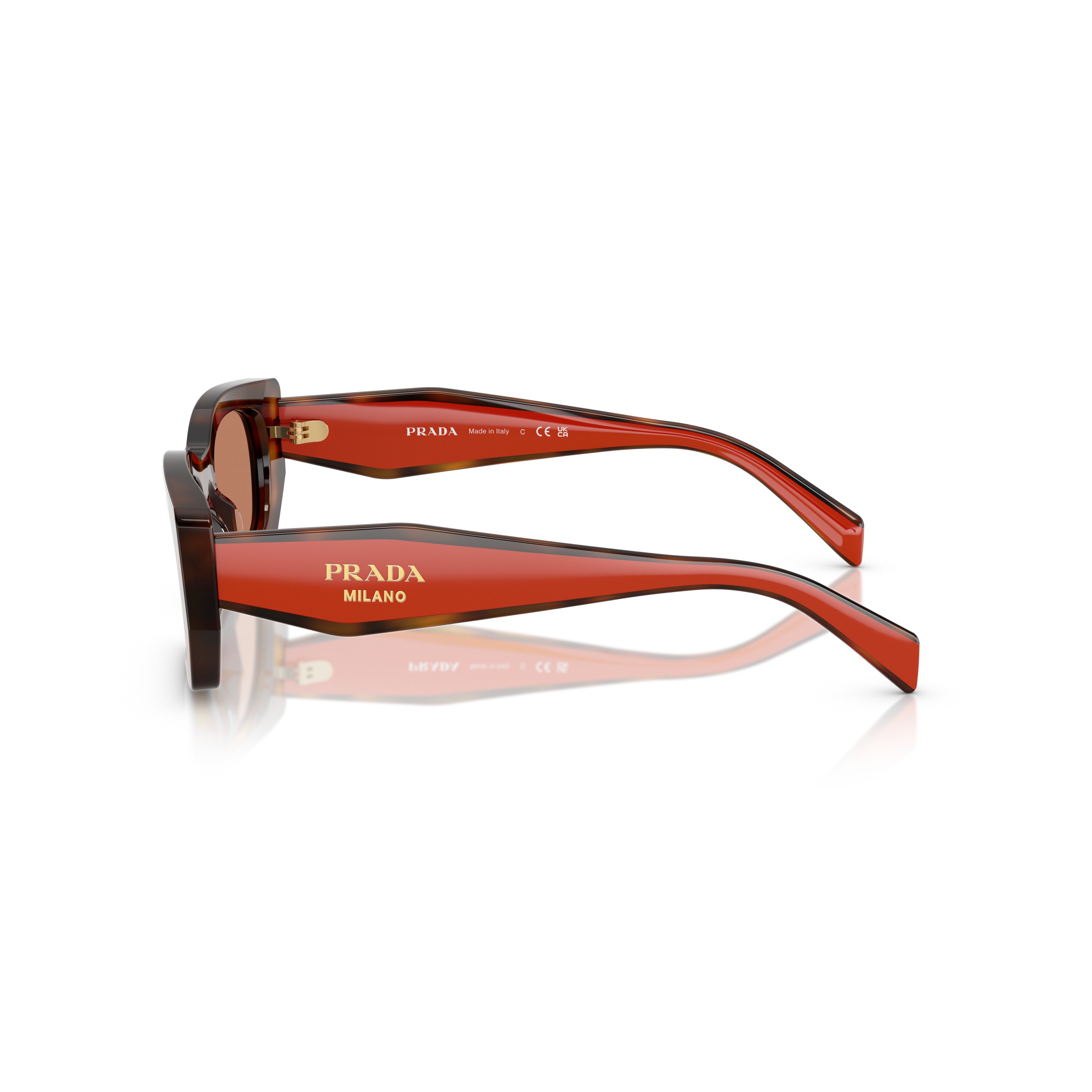 0pr B05s Rectangular Tortoiseshell Acetate Sunglasses