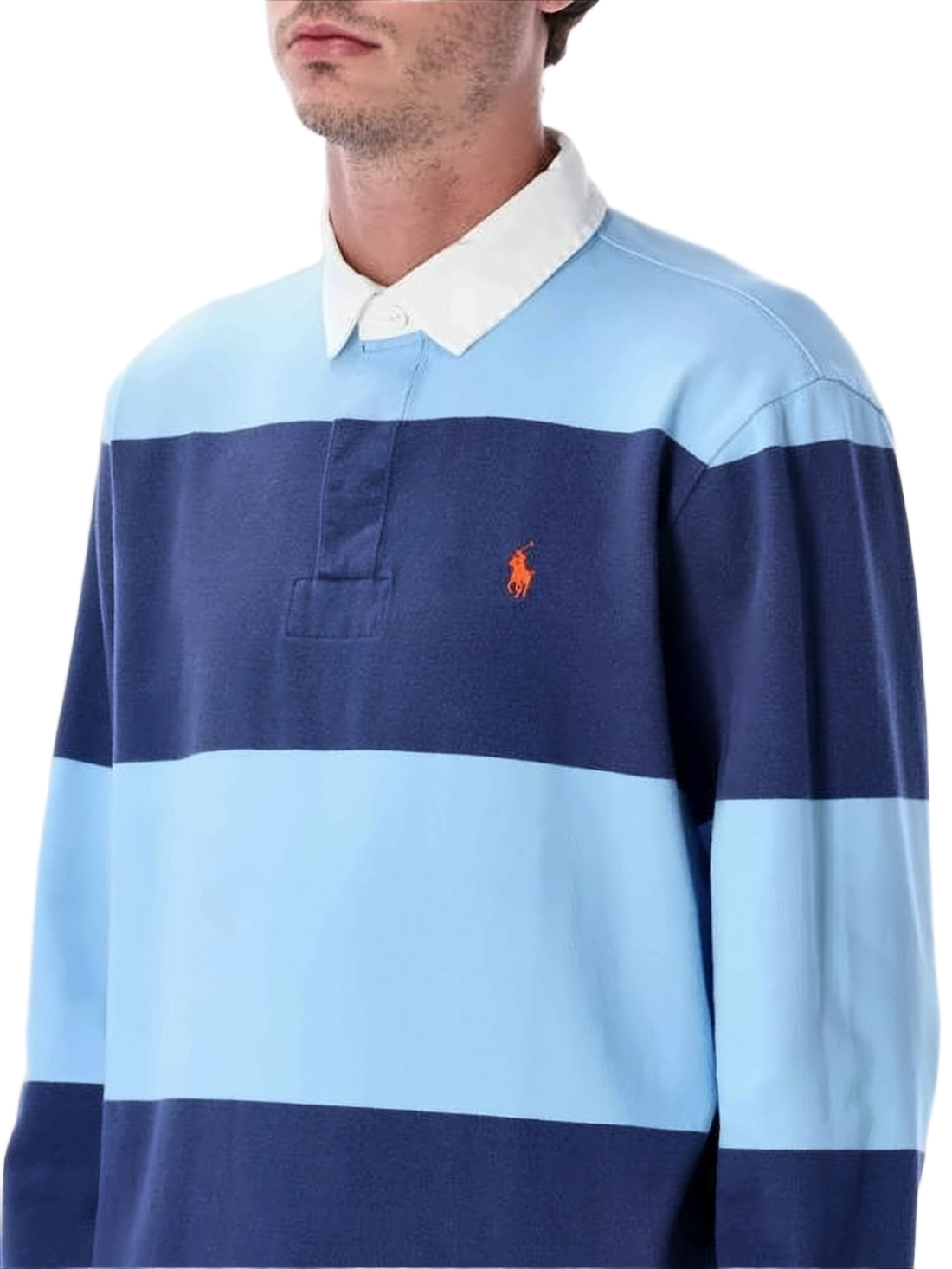 Relaxed Fit Striped Polo Shirt