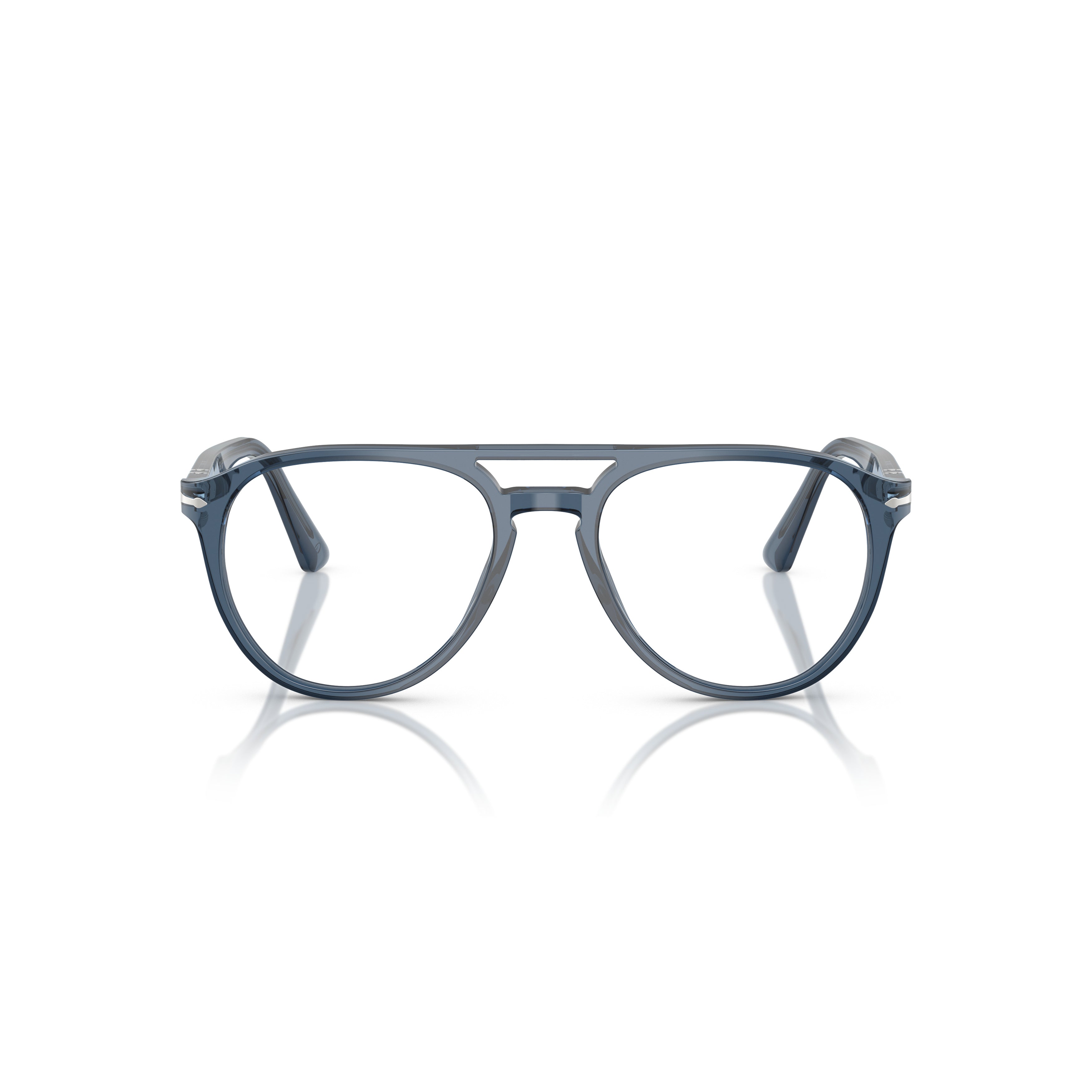 0po3160v Translucent Acetate Aviator Sunglasses with Double Bridge