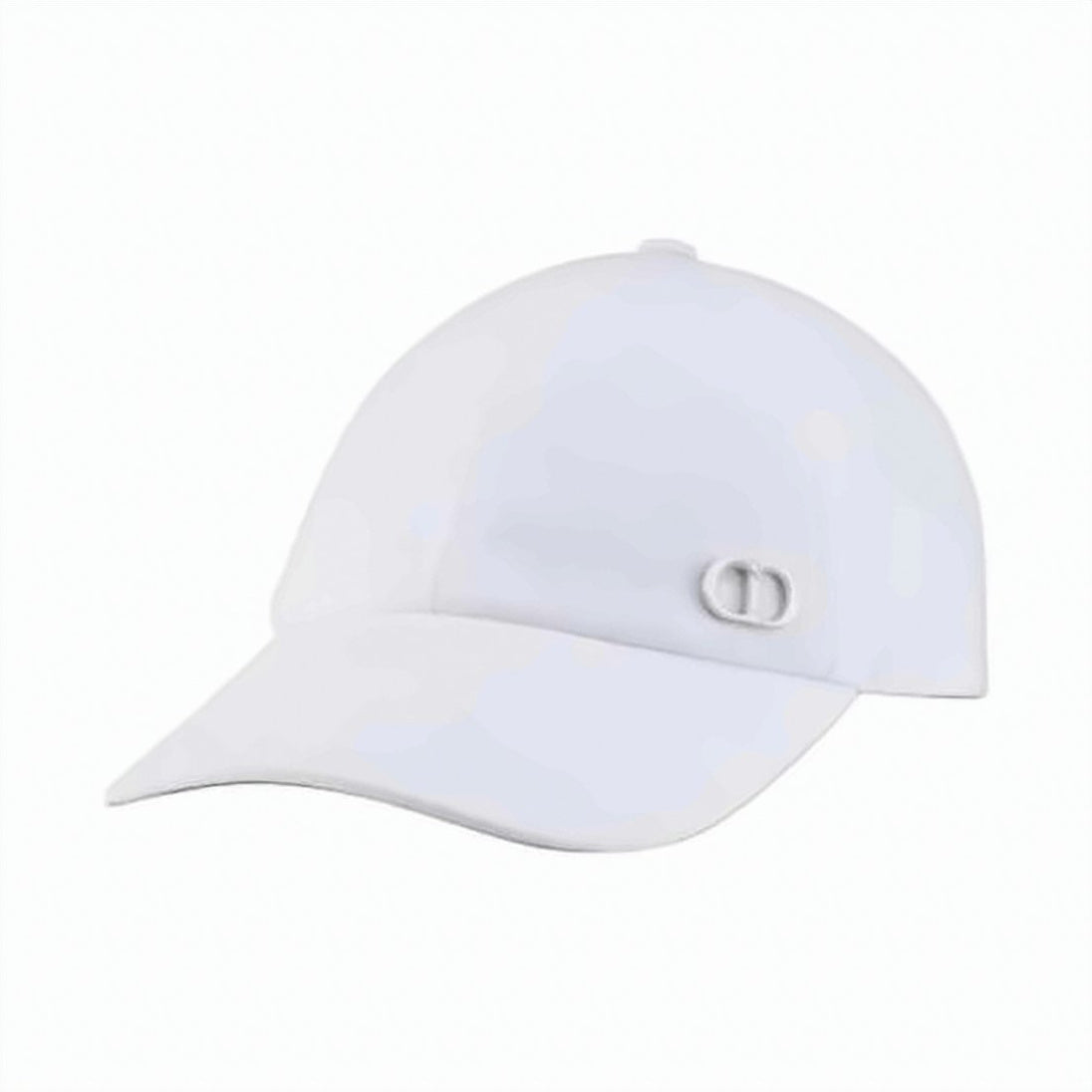 White Baseball Cap with Clean Design