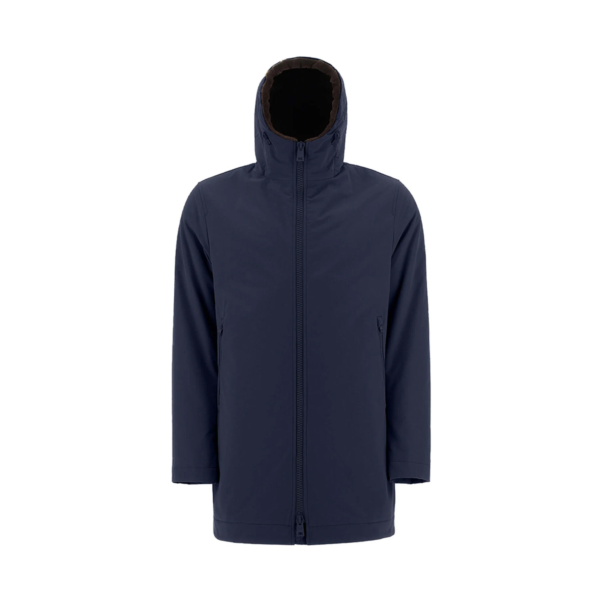 Parka Coat With Faux Fur Lining