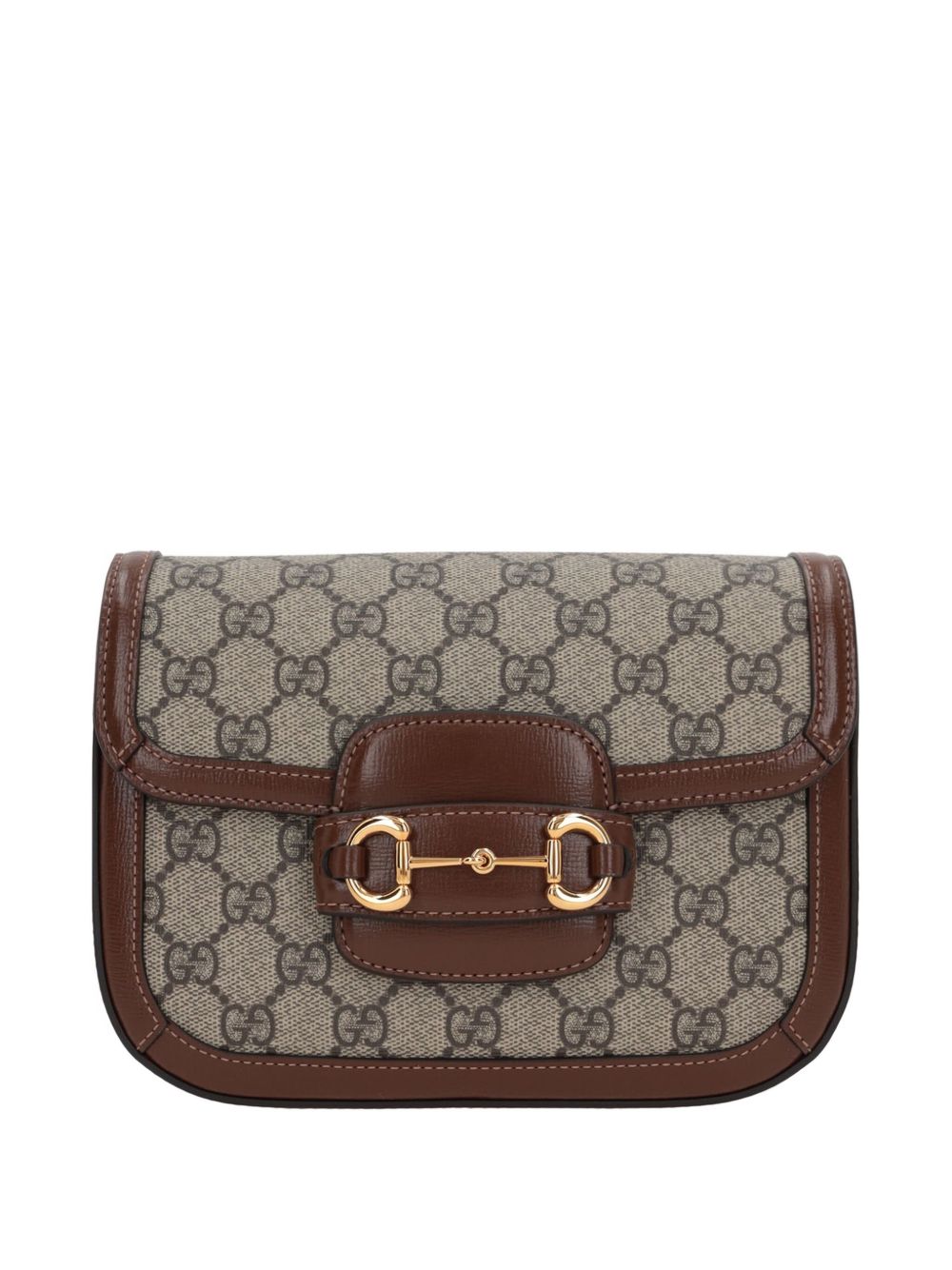 Beige Canvas Shoulder Bag