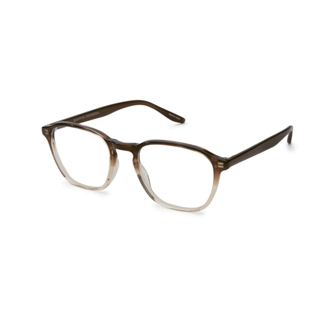 Zorin Gradient Brown Acetate Square-Frame Eyeglasses