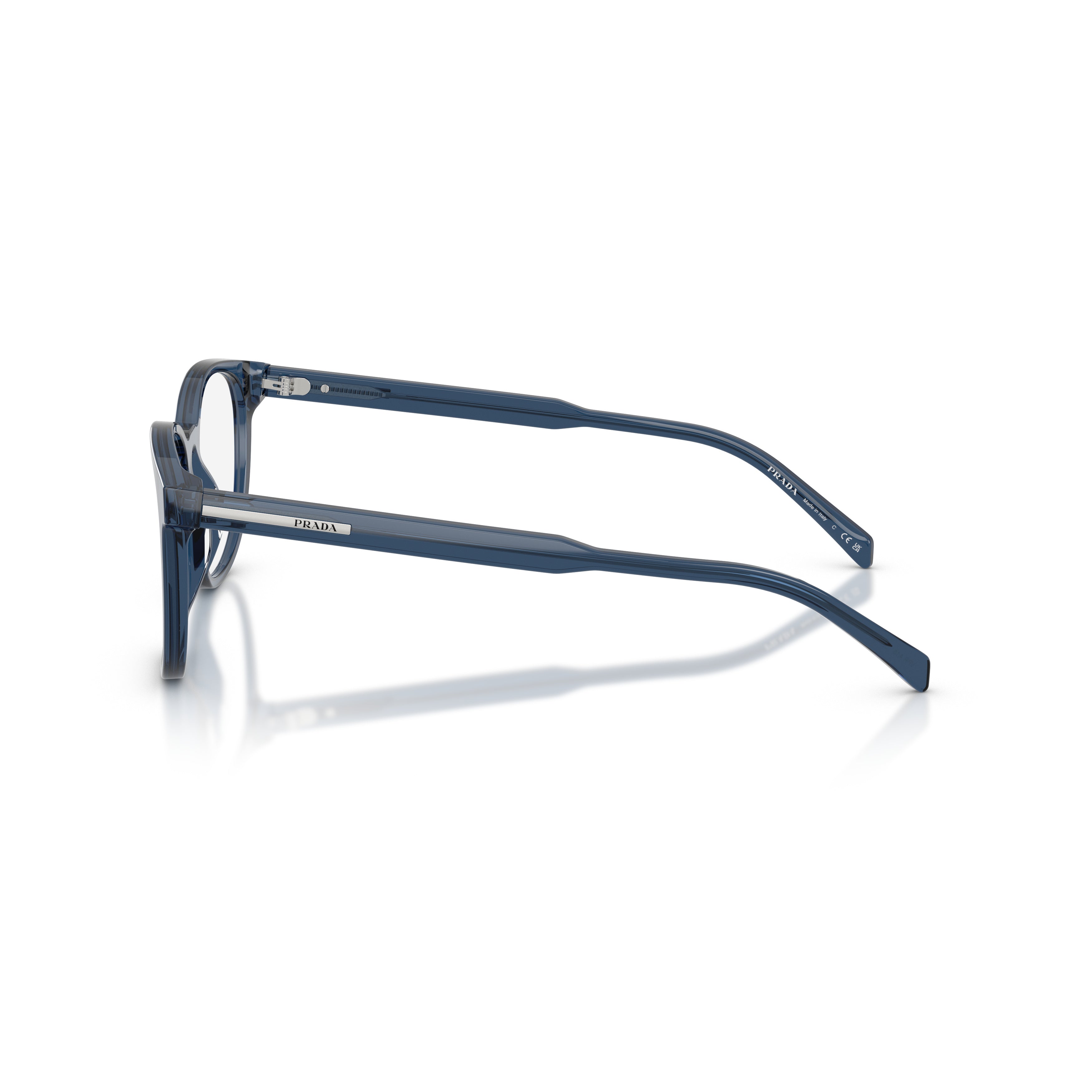 0pr A15v Translucent Acetate Square Frame Eyeglasses