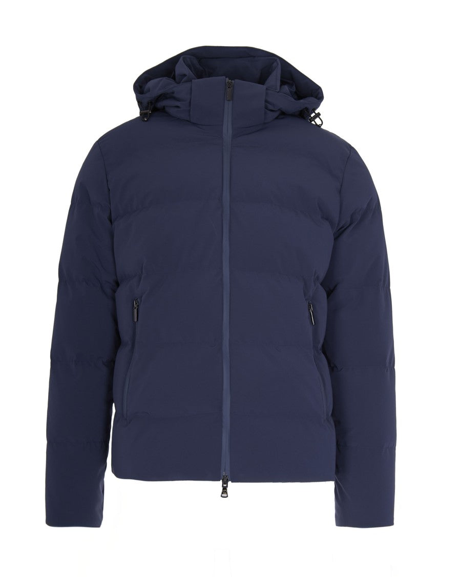 Blue Quilted Jacket
