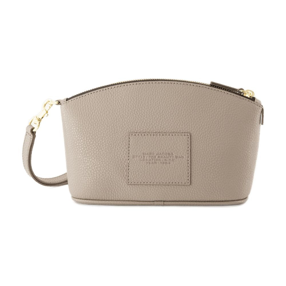 The Beauty Pouch - Leather - Grey