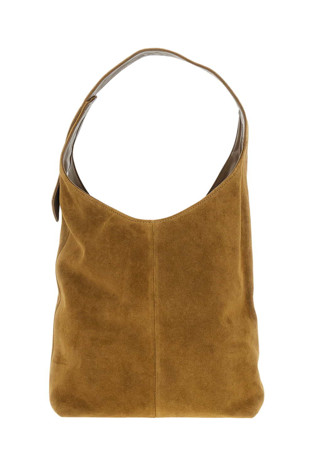 Suede Bag With Magnetic Closure
