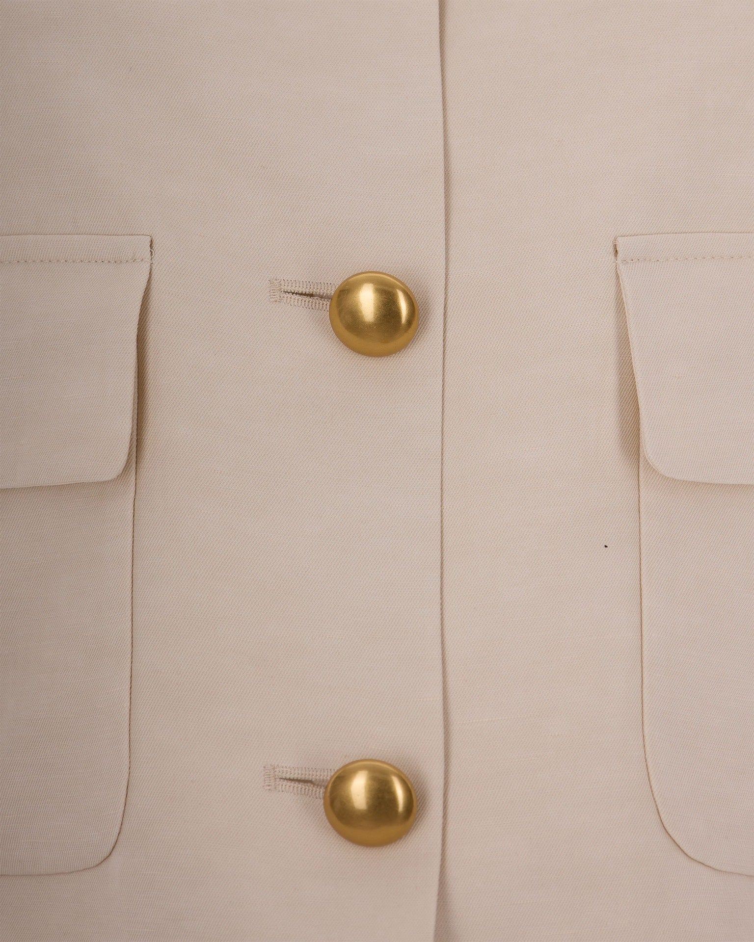 Cream Linen Gilet