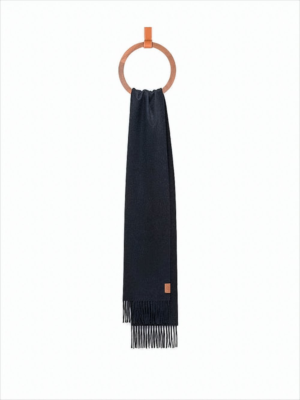 Cashmere Scarf With Fringed Ends