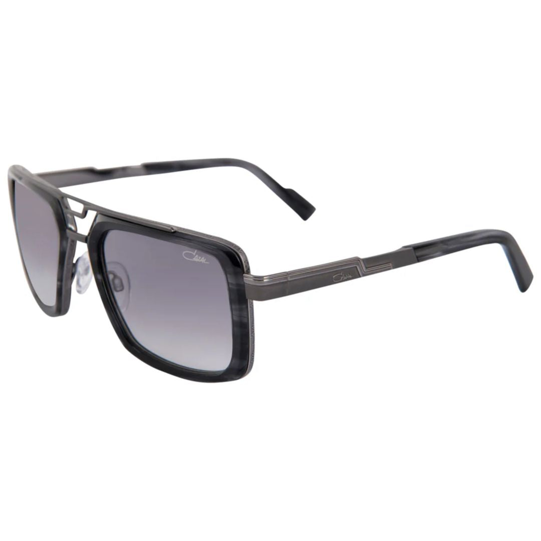 Mod 9104 Square Frame Sunglasses with Double Bridge