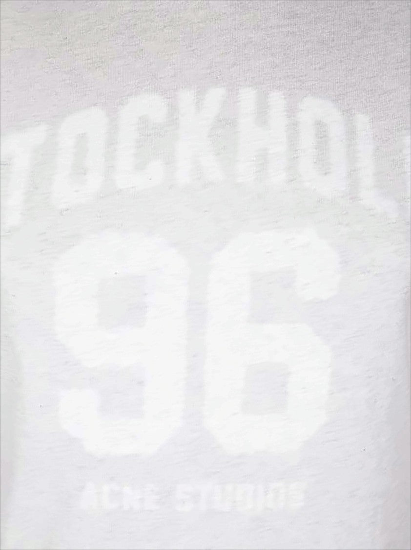Short-Sleeved Crew Neck T-Shirt With Faded Graphic Print