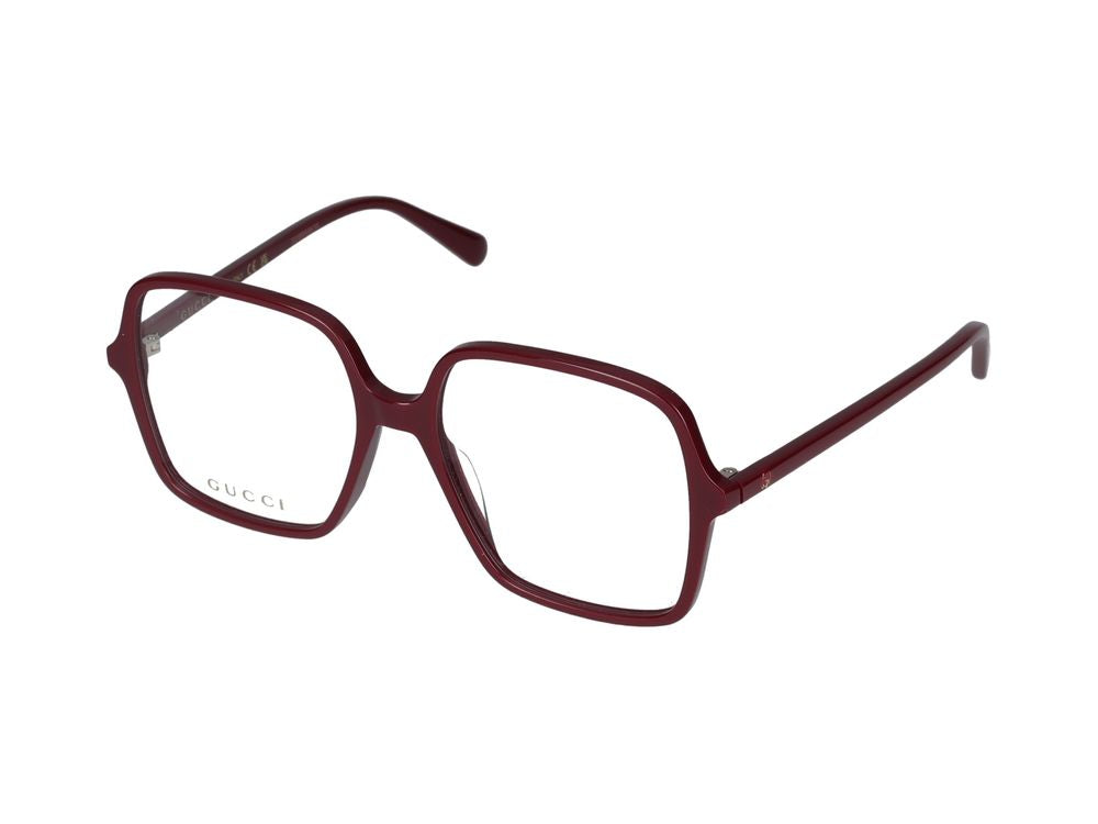 Okulary korekcyjne Gucci GG1003O 005 burgundowy przezroczysty 53/16/140