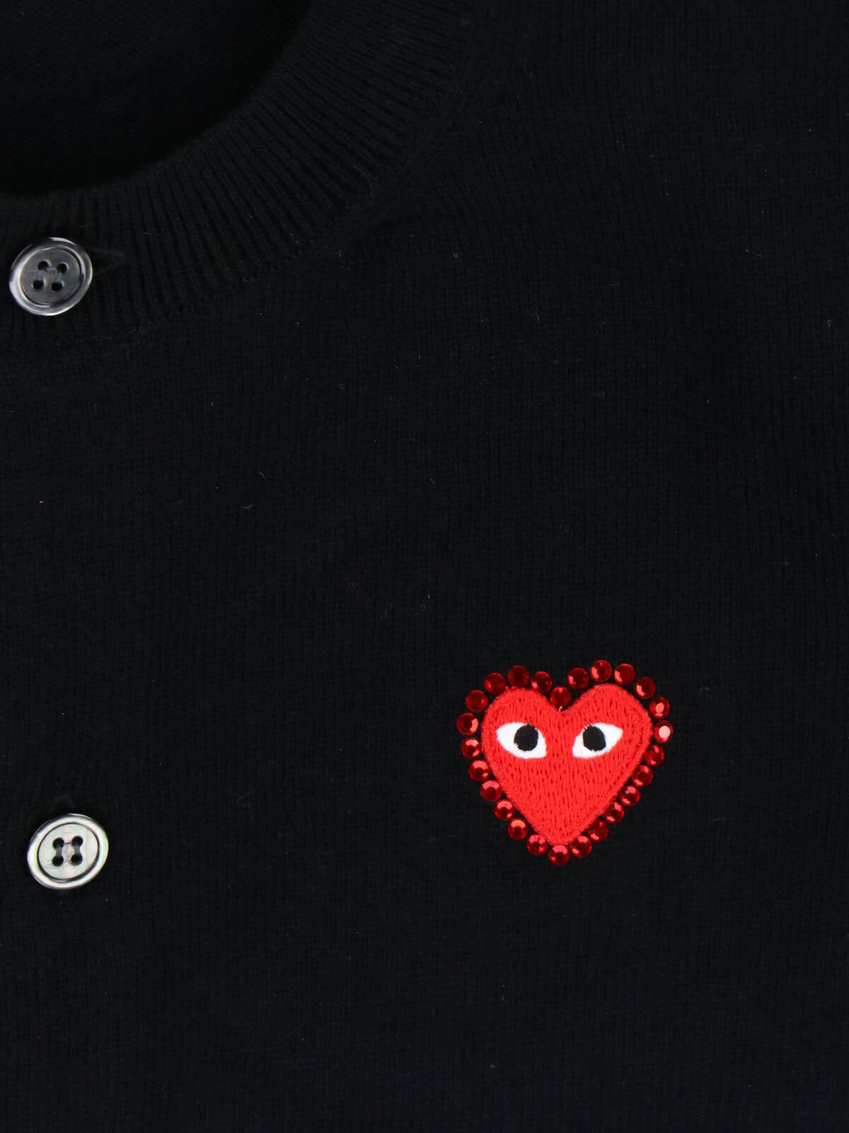 Logo Cardigan Black