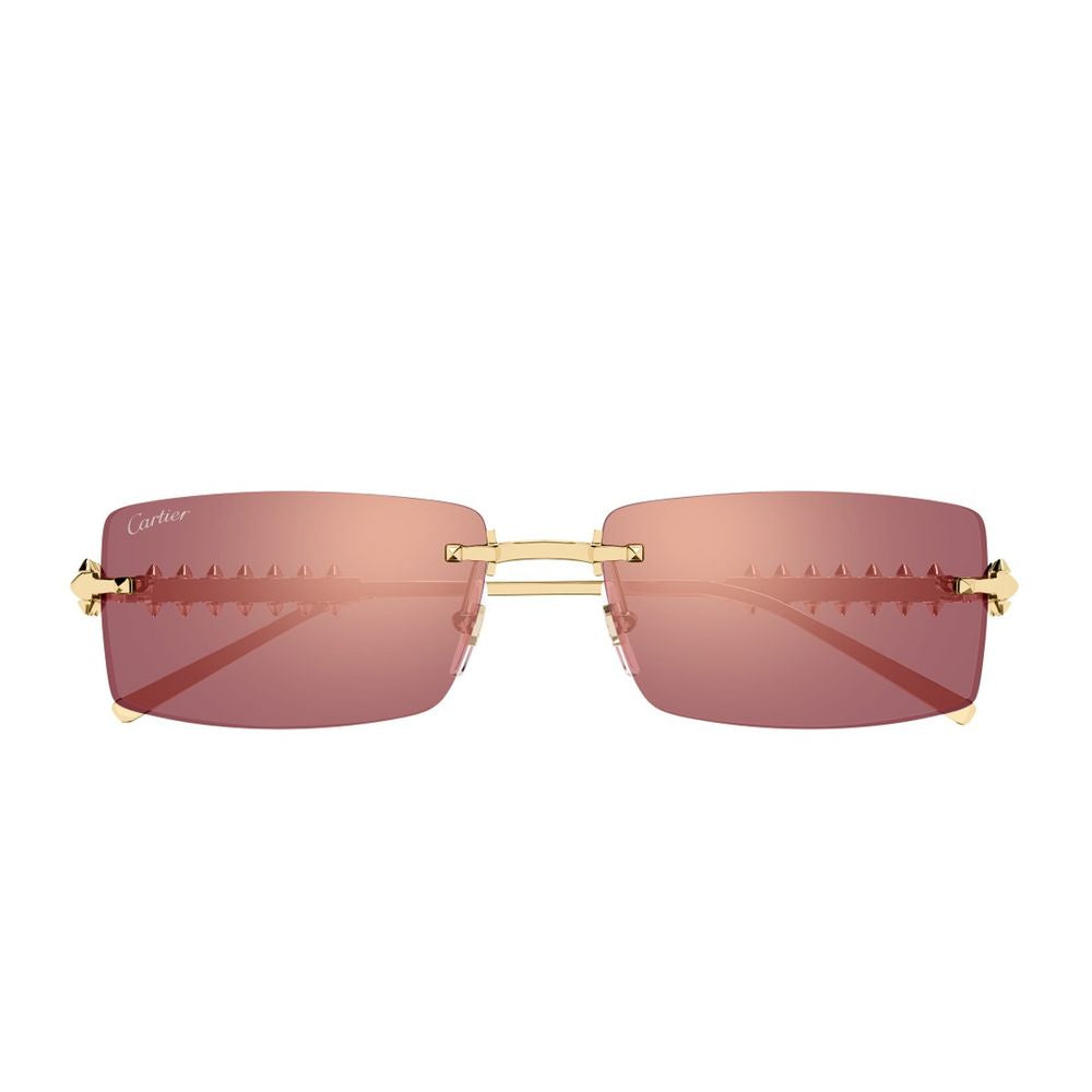 Ct0604S Clash De Rectangular Rimless Sunglasses