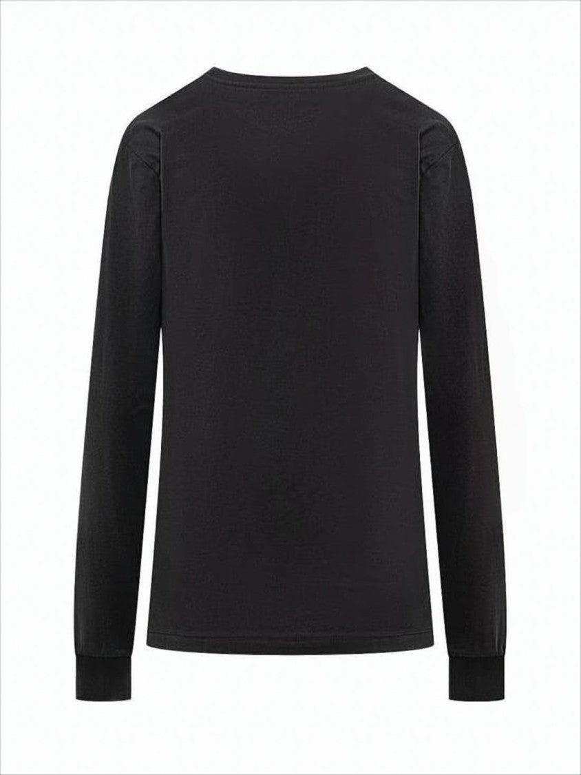 Long-Sleeve Cotton Tee with Graphic Print by Marni
