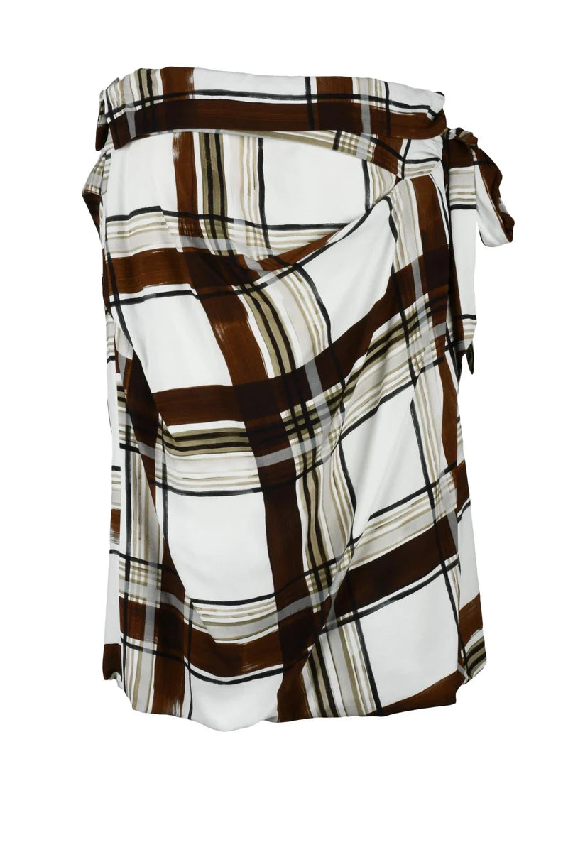 Balloon Skirt - Beige/Brown