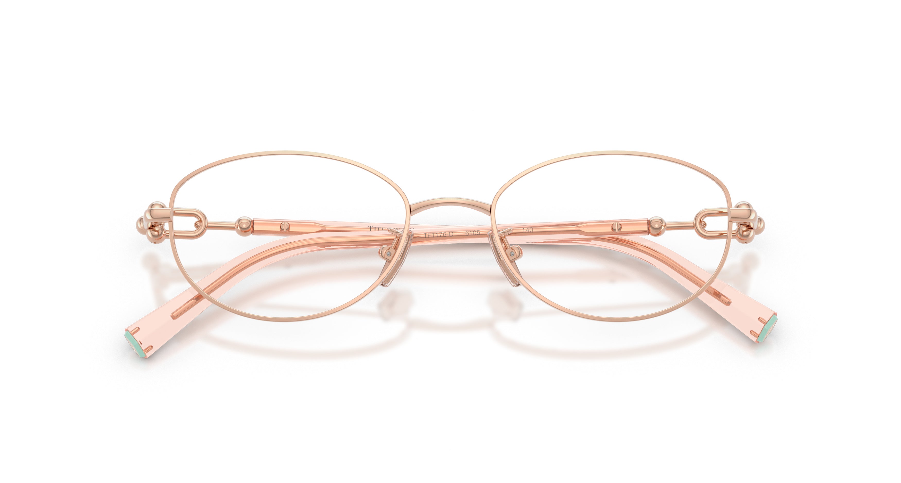 0tf1176d Delicate Round Metal Frame Eyeglasses