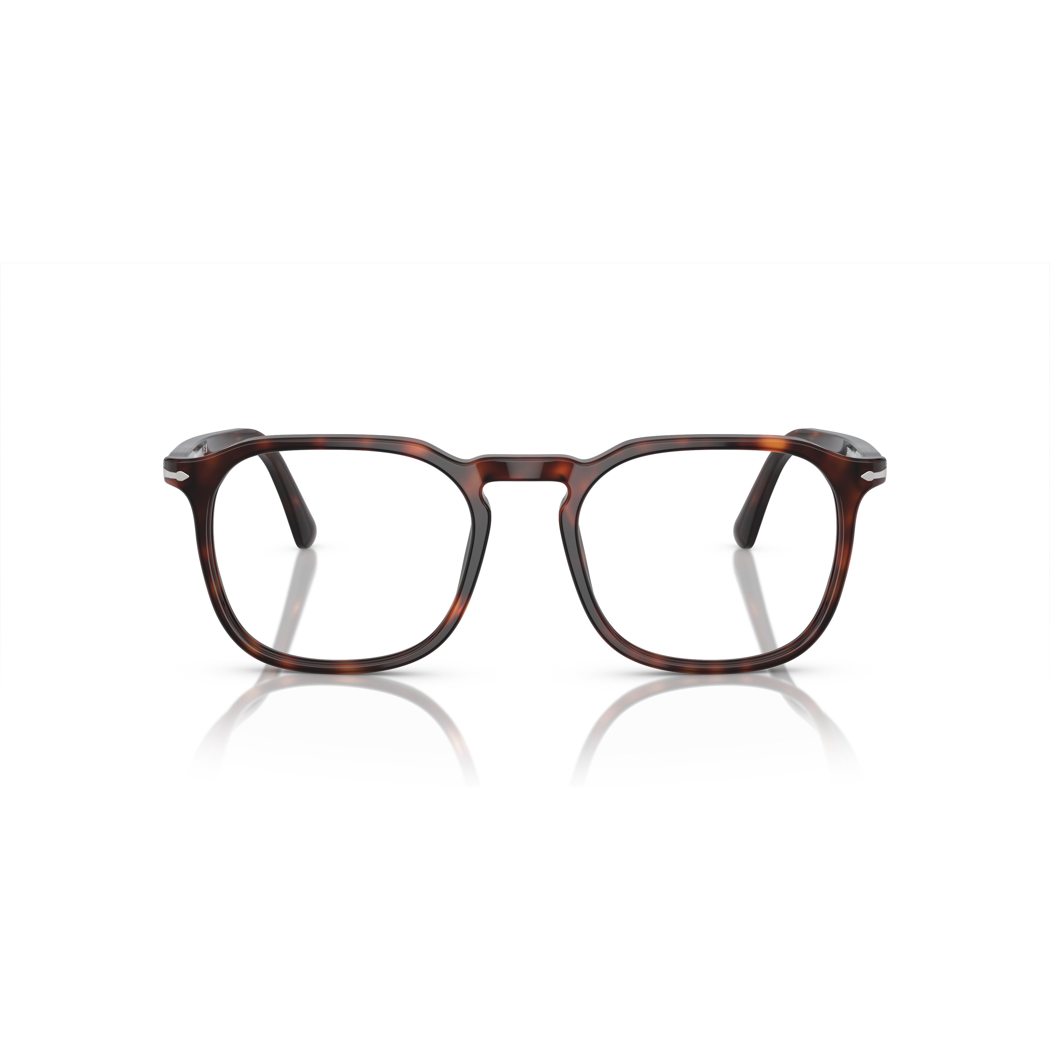 0po3337v Square Acetate Eyeglasses with Tortoiseshell Pattern