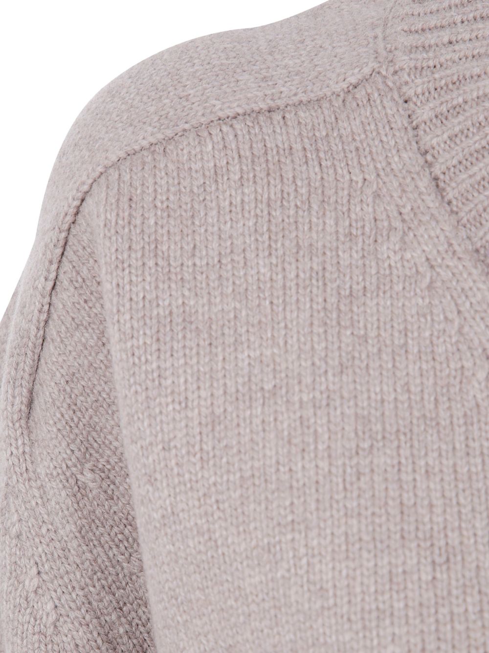 Relaxed Fit V-Neck Knitted Jumper