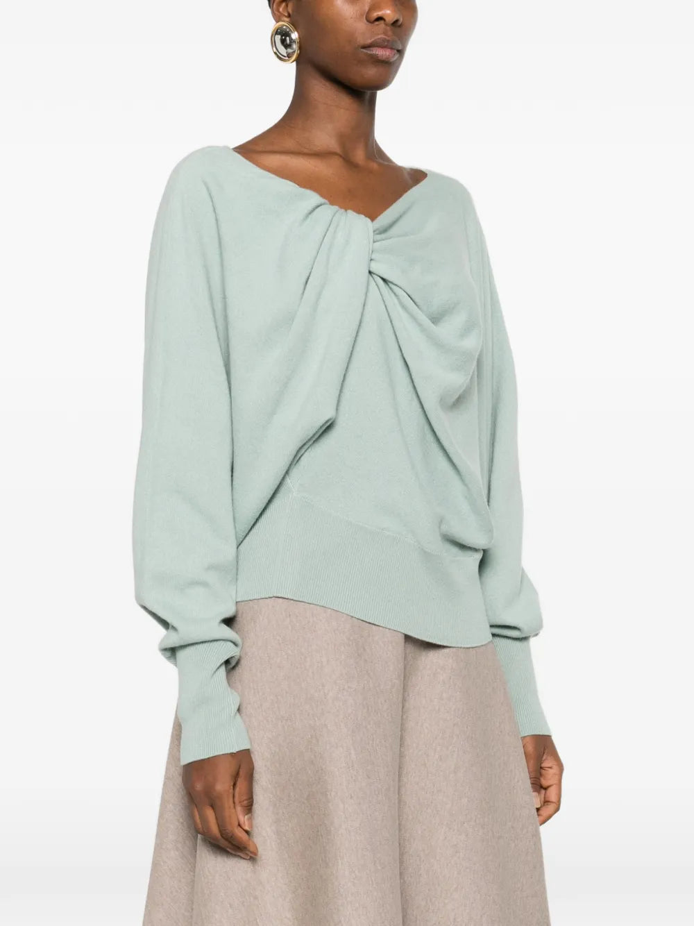 Classic Knit Sweater with Design